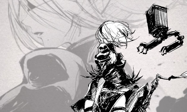 NieR Automata serie anime visual 2